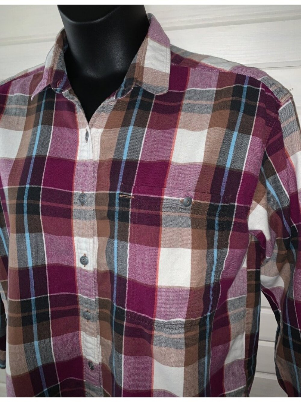 VTG Levi's 1980’s Group Twelve Sz ?? (See Meas) Shirt L/S Cotton Flannel *VGUC
